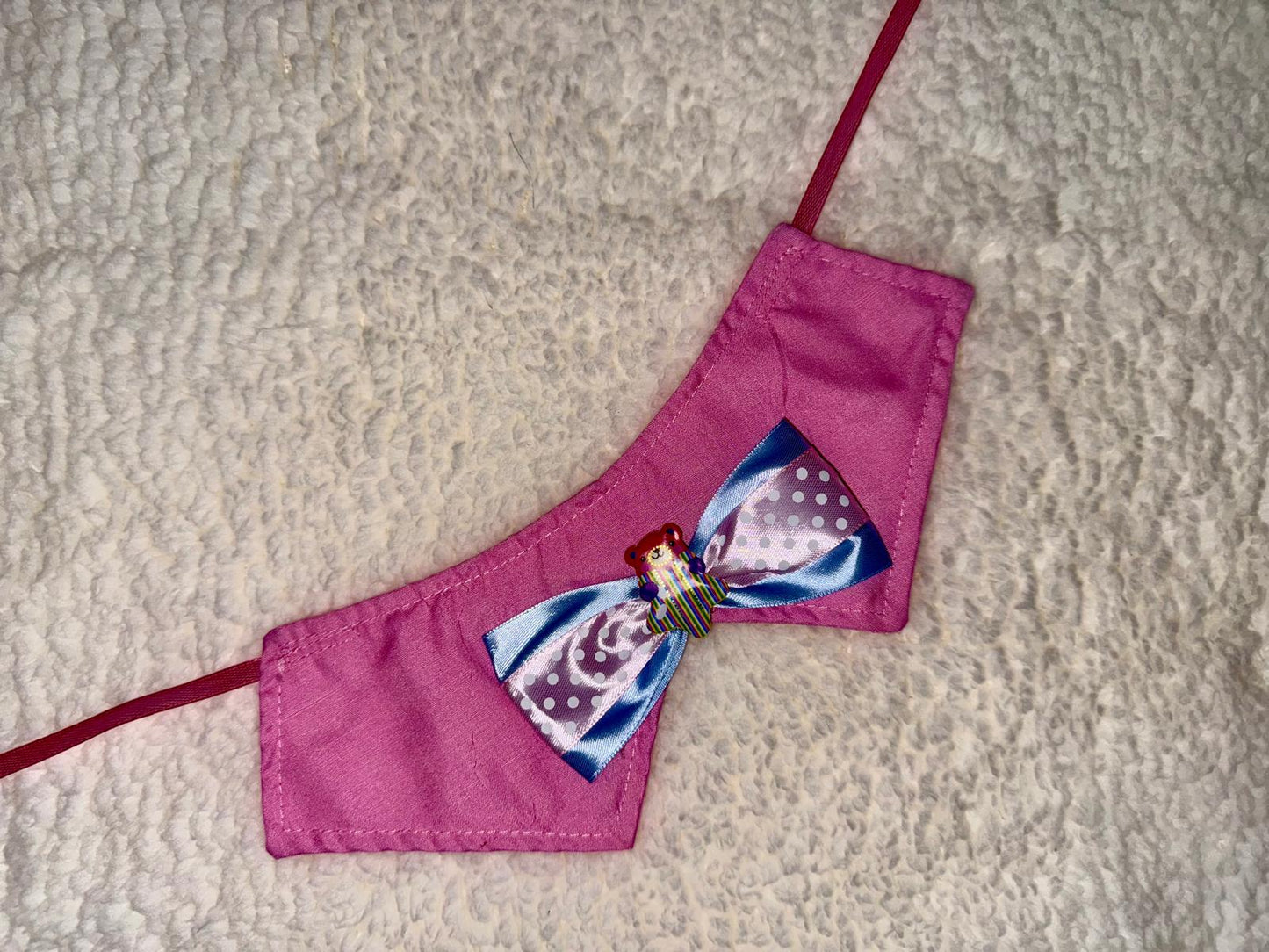 Pink Pet Tie with Ribbon