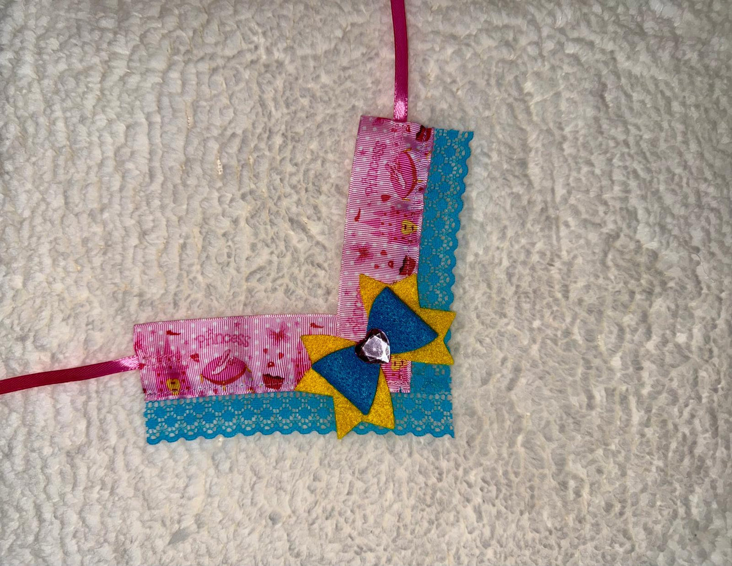Pink V-Neck Collar