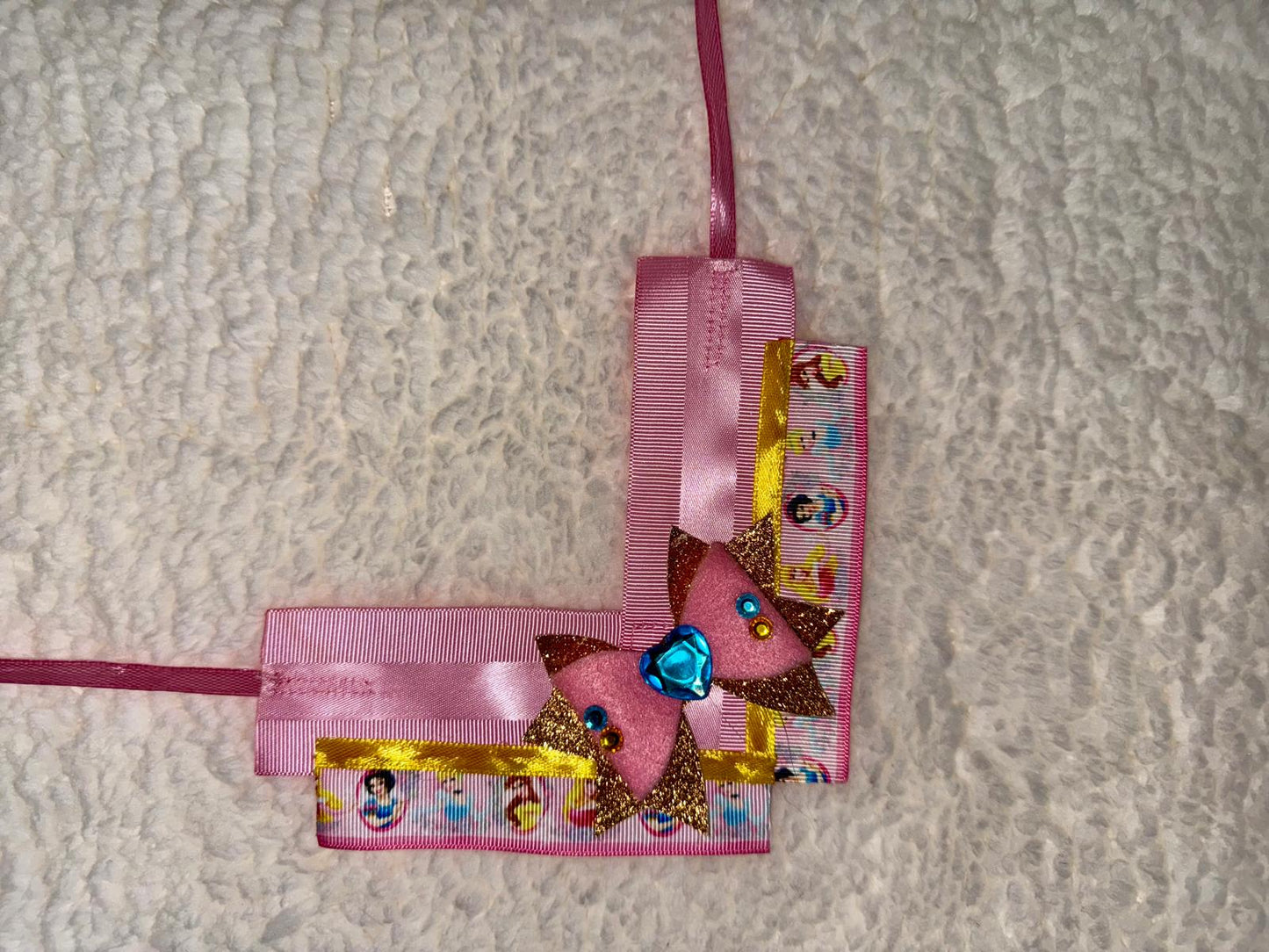 Pink V-Neck Collar