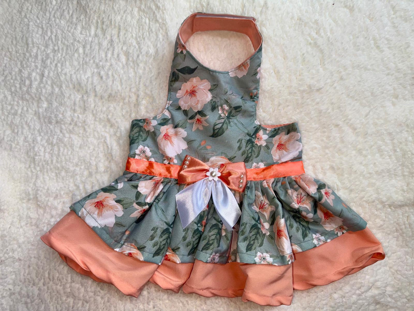 Pet Dress W/Ribbon