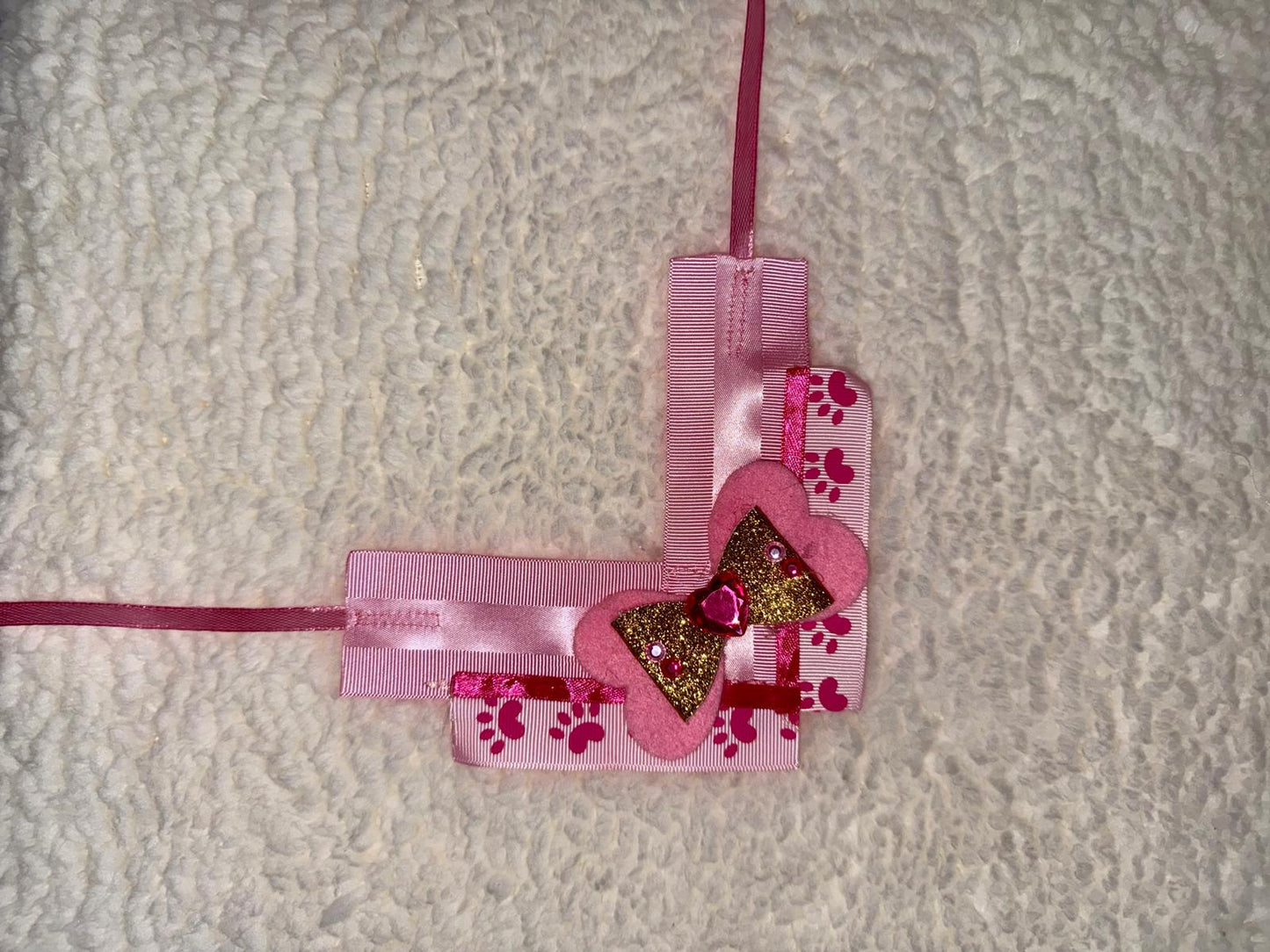 Pink V-Neck Collar