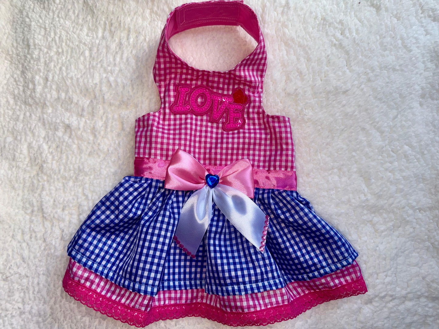 Pet Dress W/Ribbon